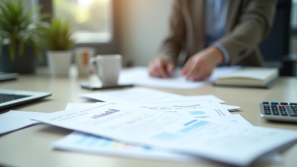 Financial planning documents and retirement preparation materials