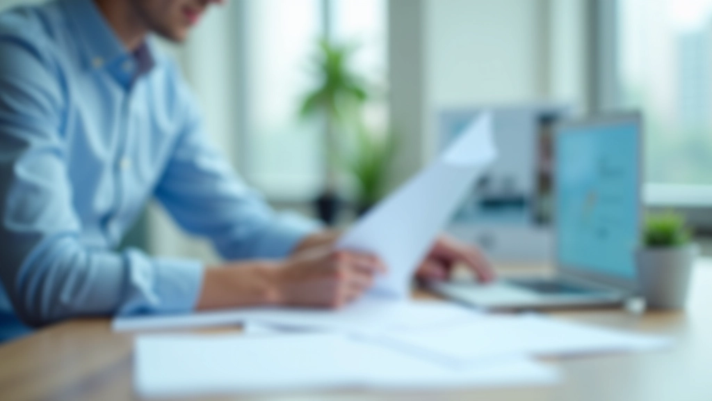 Person comparing different MPF fund options on laptop screen with investment documents spread out